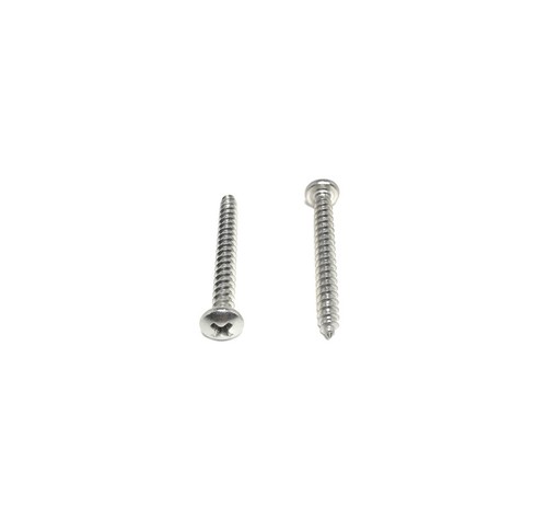 (100) #8 x 1-1/2 Stainless Steel Phillips Pan Head Sheet Metal Screws Type A - Picture 5 of 5