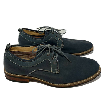 Men\'s Aldo Blue Oxford Shoes Aldo Suede Oxford Shoes Mens US 11 Blue Navy Lace Up Casual  main image 2