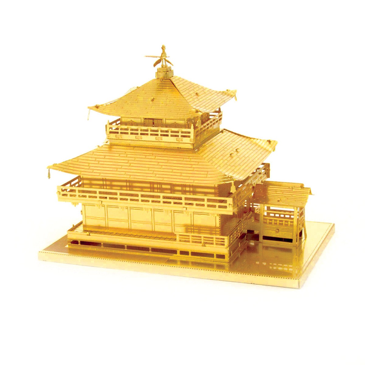 kinjo unique 一点もの Metal Earth Kinkaku-ji Gold 3D Metal Model + Tweezer 010909