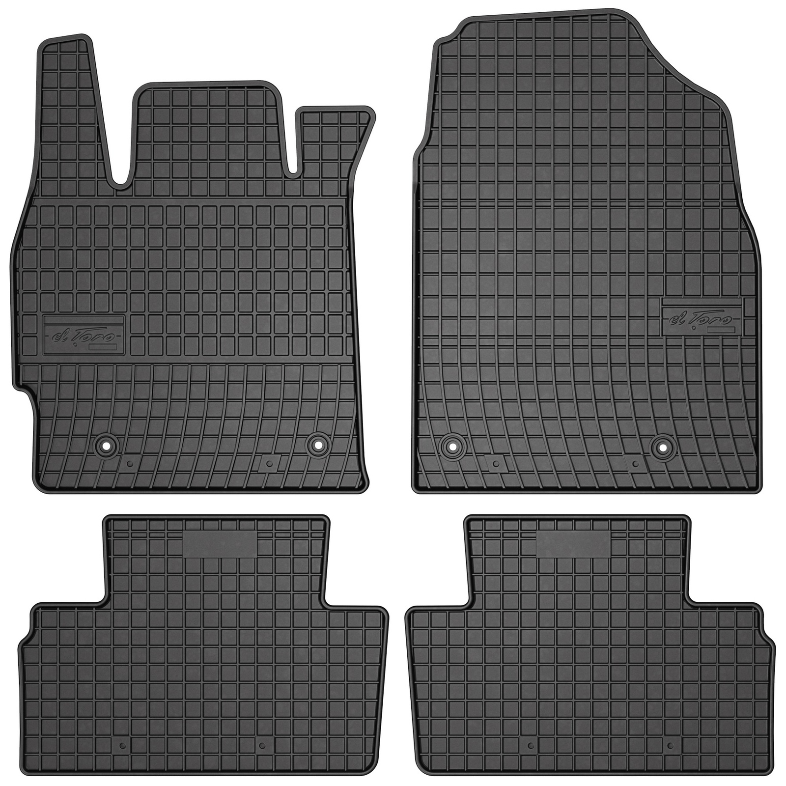 Tapis caoutchouc Frogum El Toro étanche avec rebords hauts pour SUV Mazda CX-7