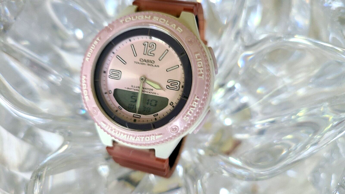 Casio LCF-30 Alarm Quartz Analog Digital Women