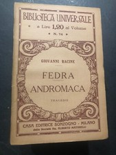 Racine Fedra Andromaca Biblioteca Universale ...
