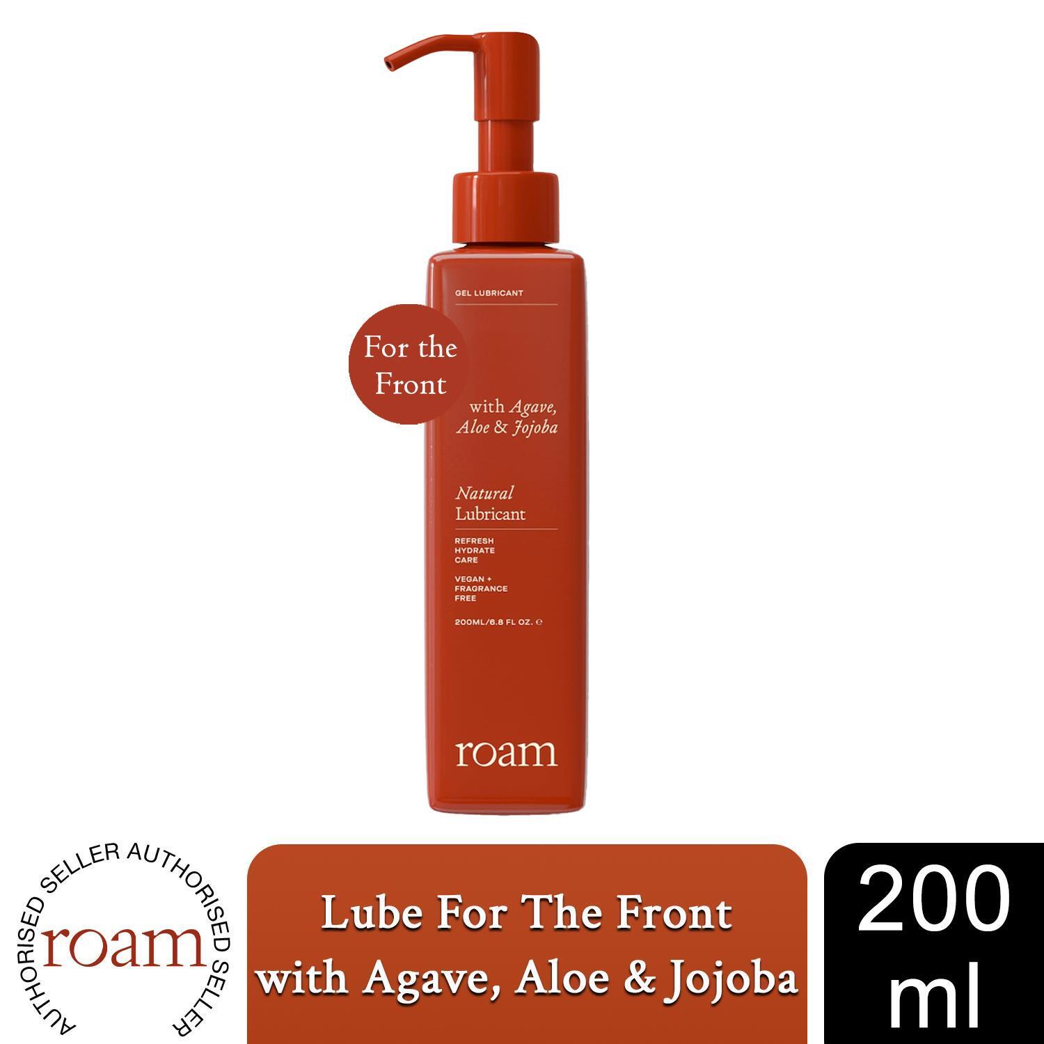 Roam Lubricant Natural & Vegan Water Based Suitable for Sensitive Skin, 200ml