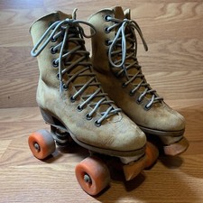 Vintage 1980s / 1990s Roller Rink Rental Skates Smooth-Rolling Wheels - Size 6