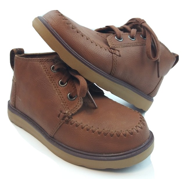 TOMS Kids Baby Boys Chukka Boots Infant/Toddler 12Y Brown EUC eBay