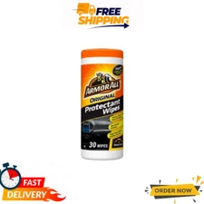 Armor All Protectant Wipes Car Interior Cleaner UV 30 Count