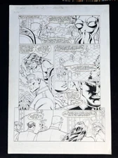 Prime #14, page 3, 1996, Malibu Comics, Original Comic Art by Al Rio