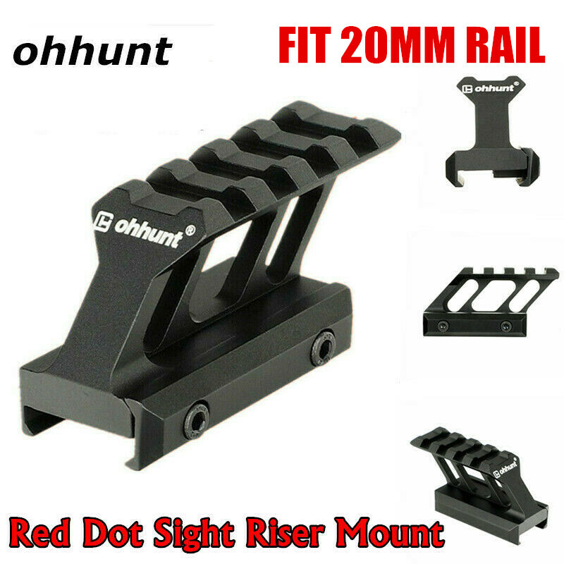 Red Dot Riser Ohhunt Riser Mount 1 Inch Hight Picatinny Rail Cantilever ...