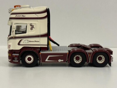 自動車 WSI 01-1723 SCANIA R6TOPL-TRAILER 1/50 WSI 1:50 Scale Scania R5 Topline J Weidneraar Diecast Model