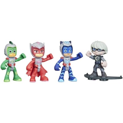 PJ Masks Flight Time Mission Action Figures 4 Figure Set | eBay