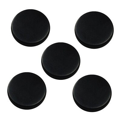 Shungite World Unpolished Shungite Stone Sticker - Round, 50mm (1.96 Inch) Diameter