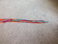 Handmade Dread Locks Fairy Pony Tail Bold Bright colors yarn 24"