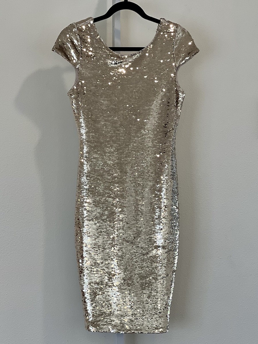 reversible sequin dress Lucia Mini Dress - Reversible Sequin Design - Spaghetti Straps