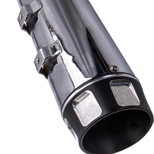 4.0 Slip-On Mufflers For Harley Touring Street Glide / Road Glide 1995-2016 - Picture 11 of 12