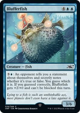 Blufferfish Foil 39 Unfinity NM