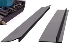 S&T INC. Stove Gap Covers, Silicone or Oven Filler, Regular, Black 