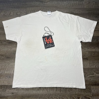 Vintage Elliott Smith Tour T-shirt 2000 Long Sleeve Size XL Distressed Y2K