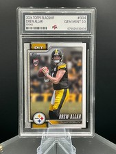 2026 Topps Flagship #304 Drew Allar 1ST True Rookie Steelers GEM MINT PTA 10🔥