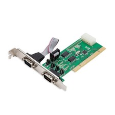 Open Box-2 Port DB9 RS-232 Serial Low Profile PCI Card SD-PCI15039