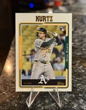2025 Topps Archives NICK KURTZ RC 2005 DESIGN VARIATION Grey Jsy SSP CASE HIT As