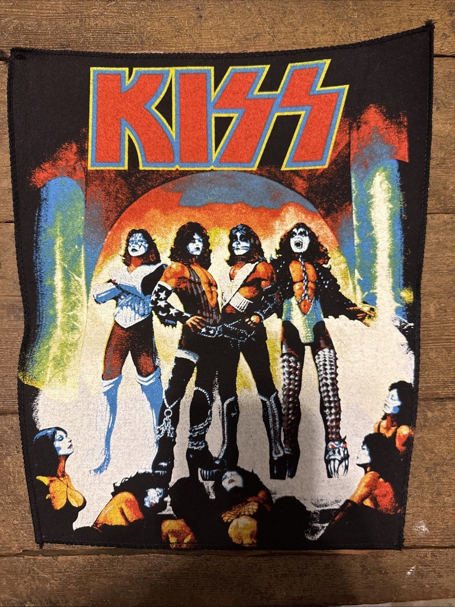 KISS Back Patch Love Gun Album Cover 12x14 UNUSED Vintage Aucoin