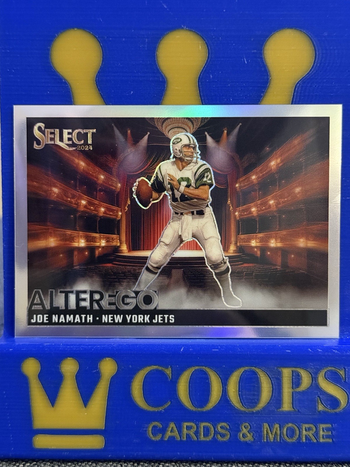 2024 Panini Select Football Alter Ego Joe Namath #11 Case Hit SSP NY Jets HOF