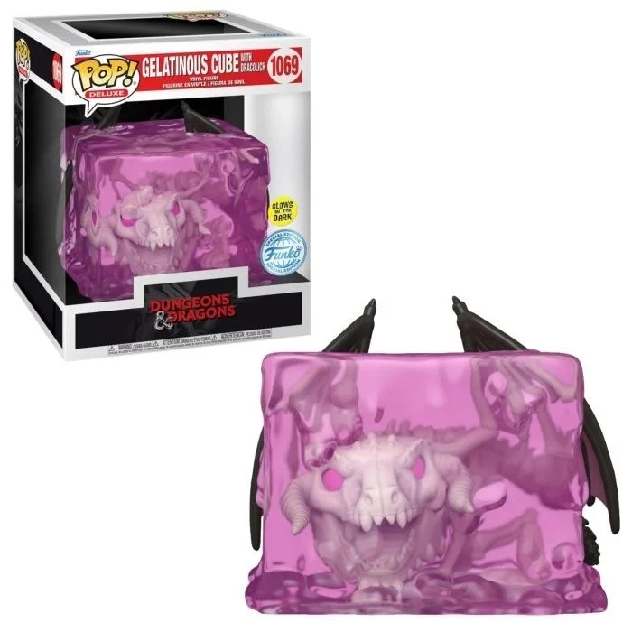 Funko Pop Dungeons & Dragons 1069 - Gelatinous Cube with Dracolich (GITD) (Sp
