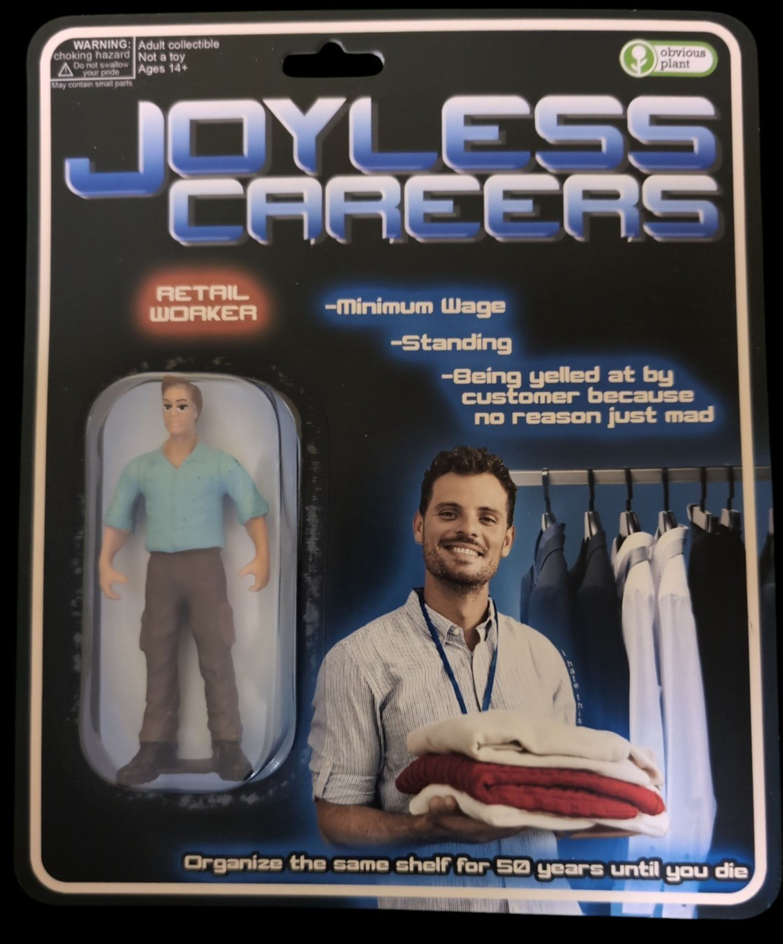 Obvious Plant Joyless Careers Retail Worker Designer Art Toy