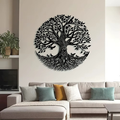 1 Piece of Tree of Life Wall Decor, Featuring Metal Art, Suitable for Large!