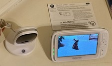 Motorola Comfort 50 Video Baby Monitor 5" Color Screen Two Way Audio Baby Camera