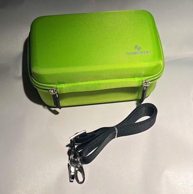Gamegenic Green/Black Deck Box Case 200+ Standard Cards Zipper Handle Strap