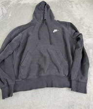 Nike Men  s Sportswear Club Fleece Pullover Hoodie Size Medium Black