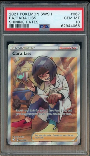 2021 Pokemon SWSH Shining Fates #067 FA Cara Liss PSA 10 GEM MINT