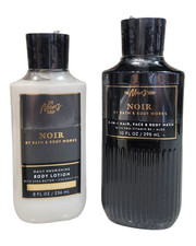 SET OF 2 NEW Bath Body Works NOIR Body Lotion 3 IN 1 Body Wash