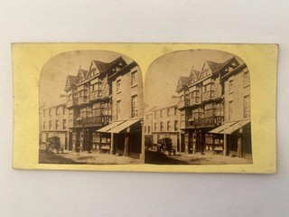 Stereoview des frühen Fotografen Benjamin Stone Ludlow um 1800