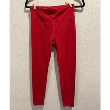 Athleta Girl High Rise Powervita Chit Chat Tight Red XXL/16