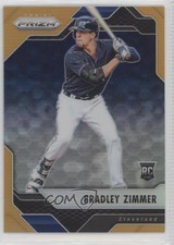 2017 Panini Chronicles Prizm Orange Prizm 204/399 Bradley Zimmer #14 1u6