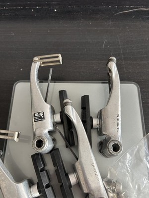 Shimano Deore LX/DX BR-M600 V-Brakes Set F&R Silver MTB/Gravel | eBay
