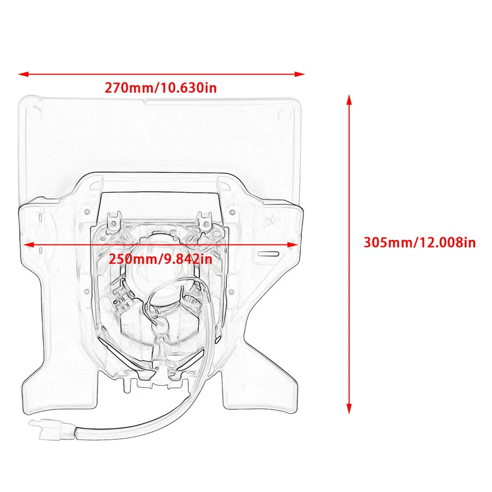 Headlight Assembly Kit For Husqvarna FC FE FX TC TE TX 125 250 300 350 450 501 - Image 2 of 4