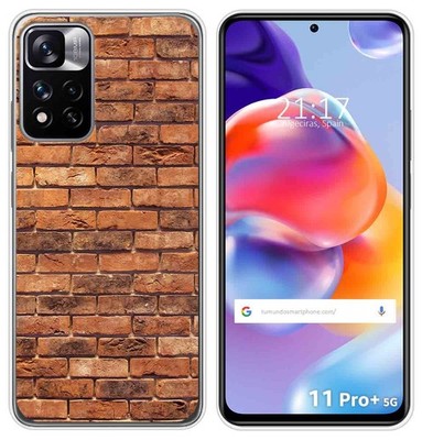 Silikonhülle Für Xiaomi Redmi Note 11 Pro+ Plus 5G Design Ziegel 04 Zeichnungen