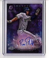 Brett Phillips 2016 Bowman Inception Prospect Auto Purple SP 051/150 #PA-BP Auto