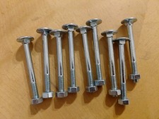 9 Schrauben mit Muttern ,6 x  60 mm NEU