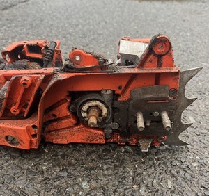 Dolmar 111 Motorsäge Kurbelwelle Kurbelgehäuse gebraucht Ersatzteil