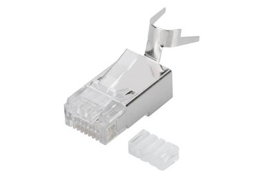 Digitus CAT 6A Modular Plug, 8P8C, shielded for solid wire AWG 22-23