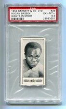 1959 Barratt & Co. Giants in Sport 36 Hogan Kid Bassey PSA 6.5 EX-Mint+ Boxing