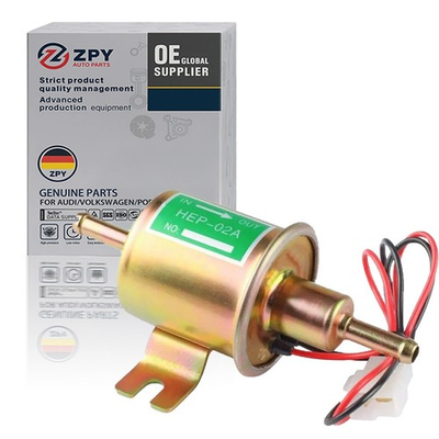 #ad Inline Fuel Pump 12v Electric Transfer Low Pressure Gas Diesel Fuel Pump HEP 02A $2.99