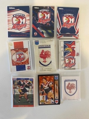 EASTERN SUBURBS EASTS ROOSTERS TEAM SETS NSWRL NRL RUGBY LEAGUE CARDS