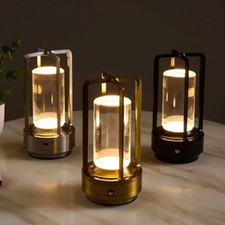 Industrial Style Rechargeable Led Table Lamp Cross Atmosphere Night Light