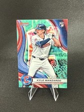 2024 BOWMAN'S BEST KYLE MANZARDO ROOKIE AQUA LAVA REFRACTOR  /199 GUARDIANS