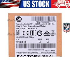 New Factory Sealed 1794-IE12 SER A Flex 12 Point Analog Input Module 1794IE12